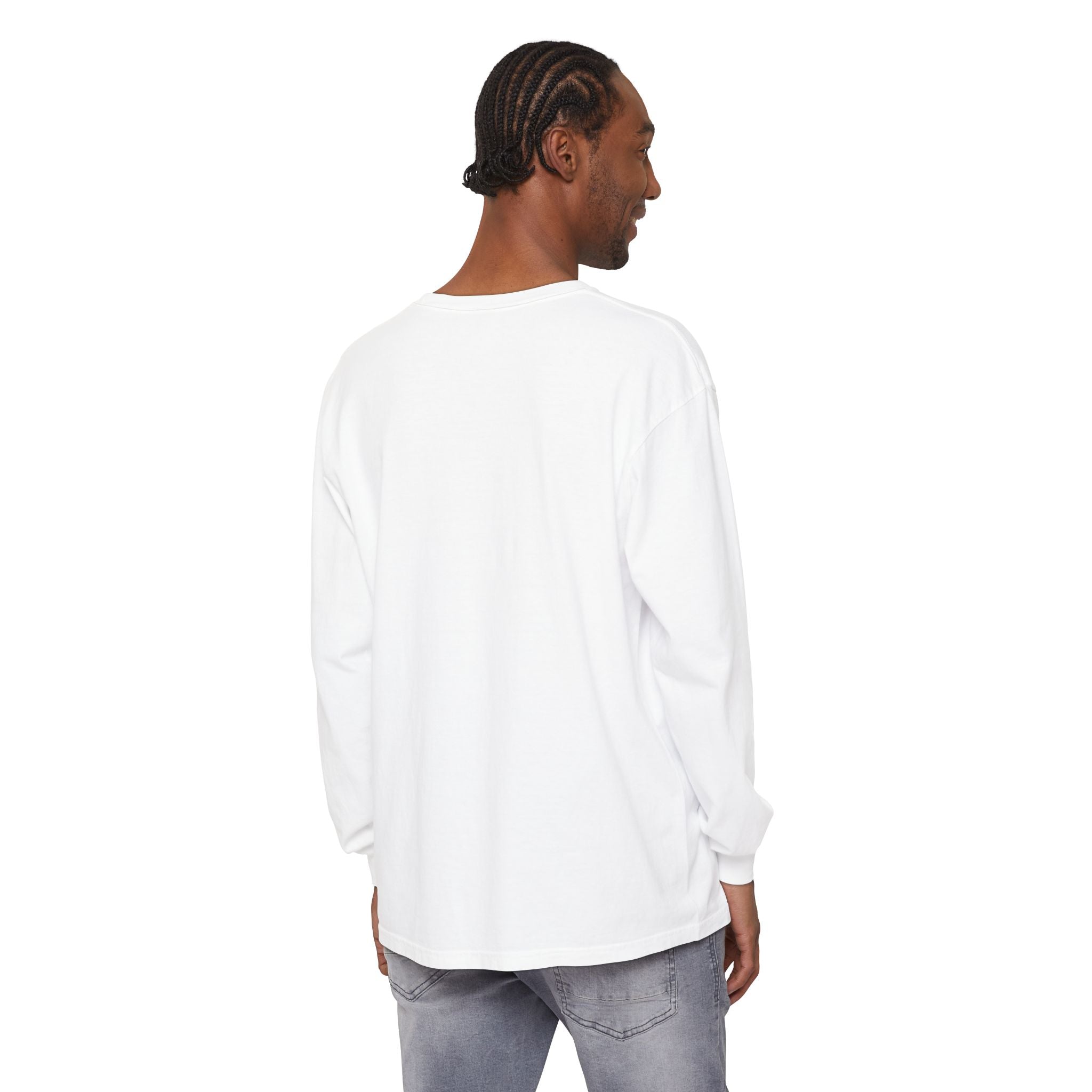 Minimal Skyline Long Sleeve T-Shirt — Abstract Cityscape Tee