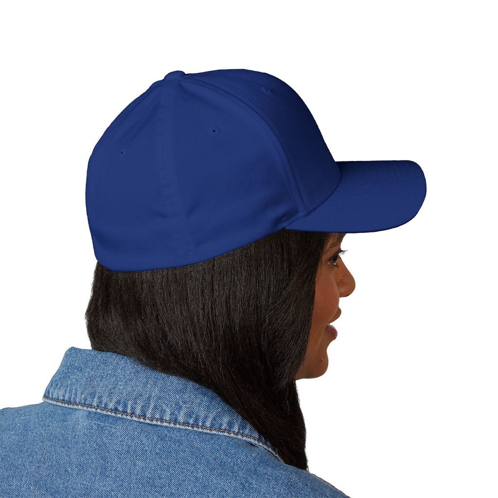 Embroidered Sombrero Rider Cap — Structured Closed-Back Baseball Hat