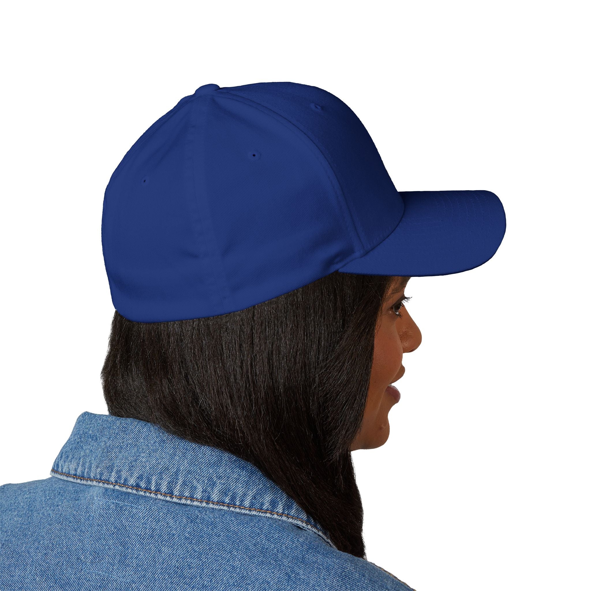 Embroidered Sombrero Rider Cap — Structured Closed-Back Baseball Hat