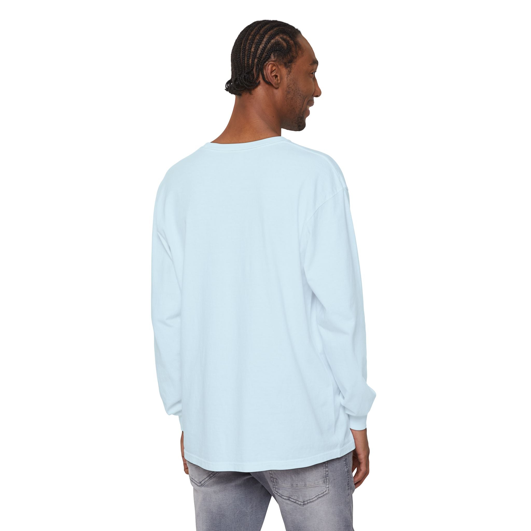 Minimal Skyline Long Sleeve T-Shirt — Abstract Cityscape Tee